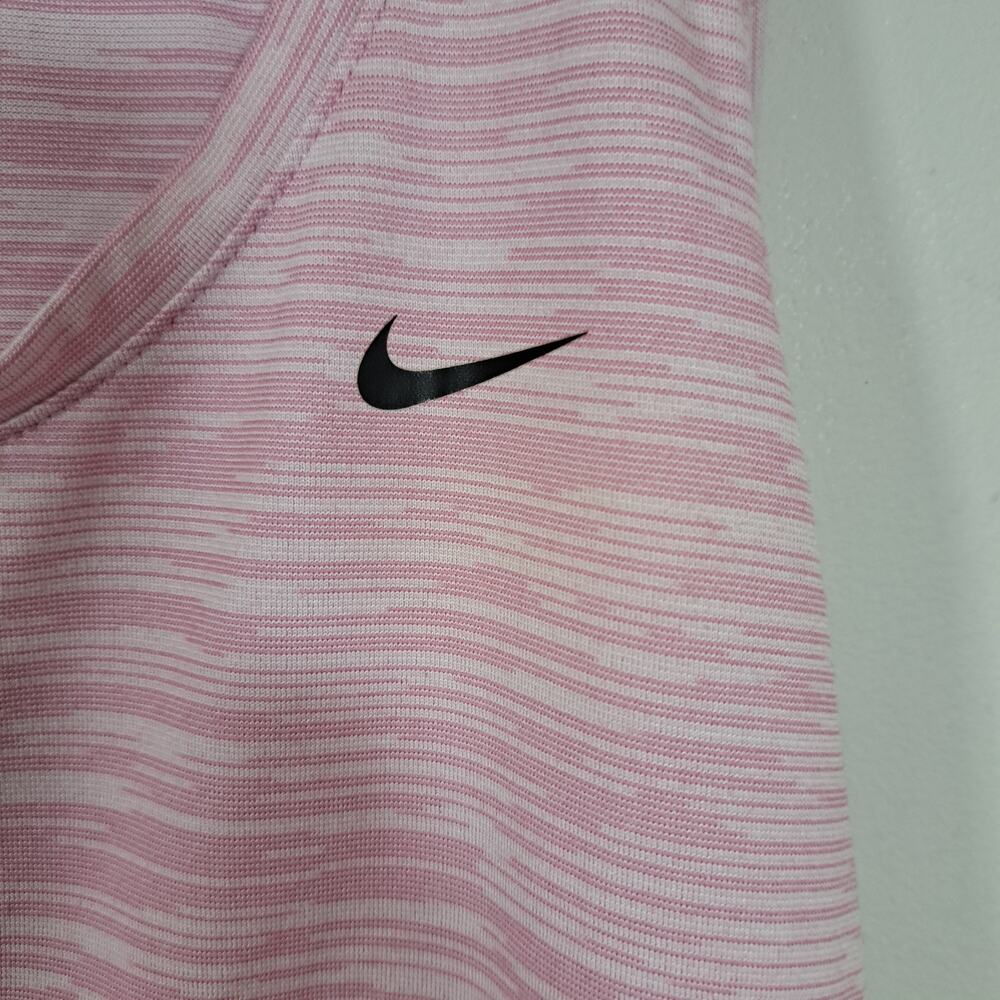 Nike Pink Racerback Dri Fit Athletic Workout Tank Women's Large - Picture 3 of 5